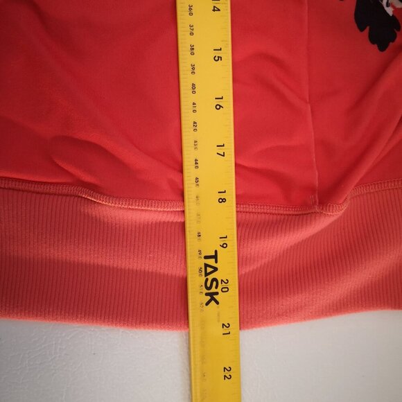 Lululemon Athletica Ladies Size 2 Full Zip Orange with Flower Pattern Hoodie - Picture 15 of 16